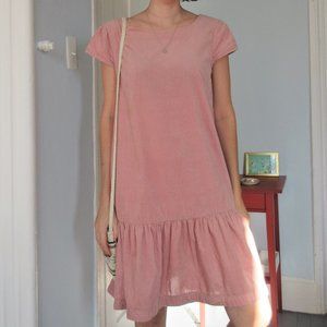 Pink Corduroy Maeve Swing Dress